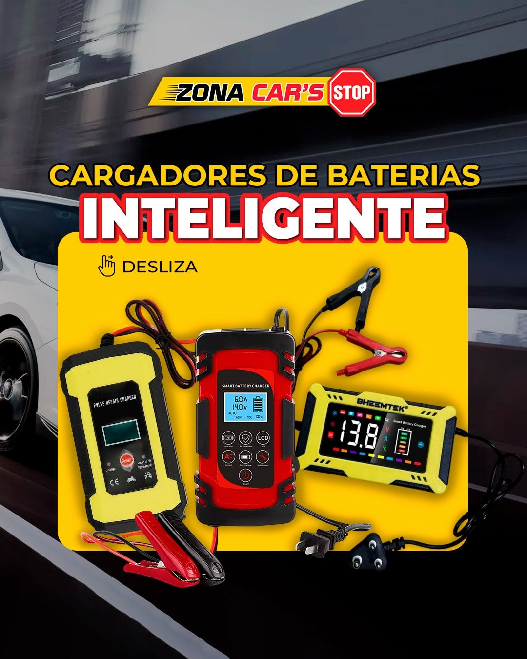 Cargador de Batería de Emergencia para Auto - Maravilloso Store
